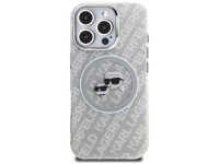 Funda MagSafe Karl Lagerfeld IML Glitter Karl & Choupette Heads para iPhone 16 Pro Max - Gris Funda MagSafe Karl Lagerfeld IML Glitter Karl & Choupette Heads para iPhone 16 Pro Max - Gris