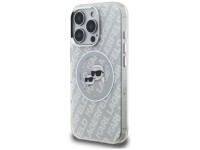 Karl Lagerfeld IML Glitter Karl & Choupette Heads Logo MagSafe Case for iPhone 16 Pro - Gray Karl Lagerfeld IML Glitter Karl & Choupette Heads Logo MagSafe Case for iPhone 16 Pro - Gray