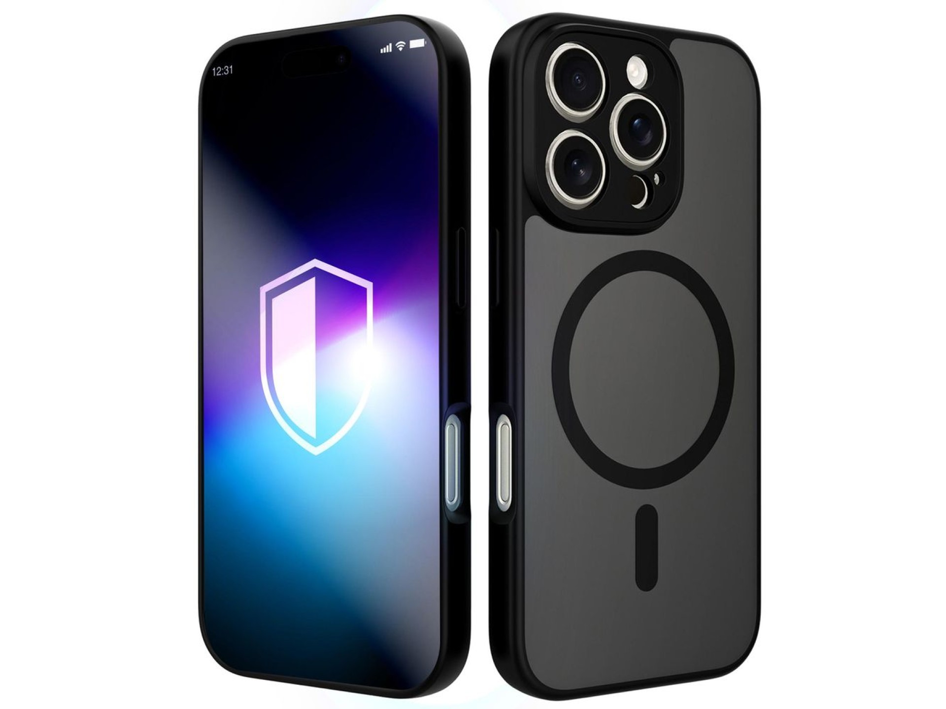 Funda 3mk Misty MagCase para iPhone 16 Pro Max - Negra