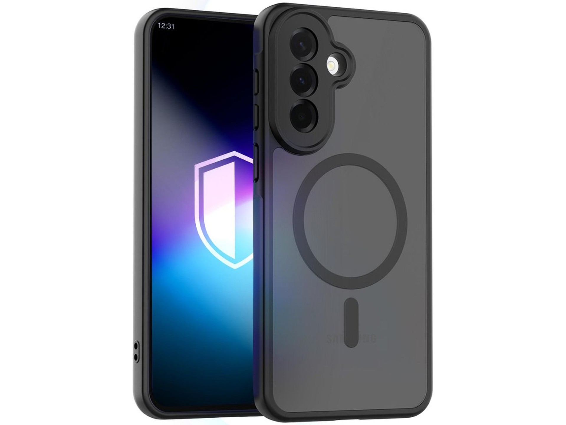 Funda 3mk Misty MagCase para Samsung Galaxy A37 - Negra