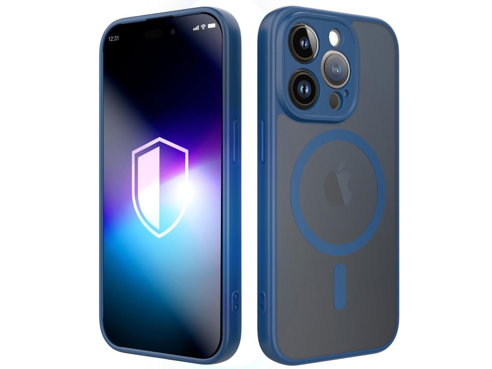 Funda 3mk Misty MagCase para iPhone 15 Pro Max - Azul