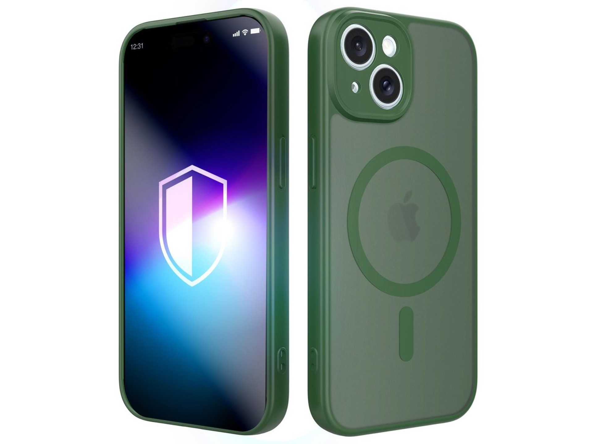 3mk Misty MagCase for iPhone 15 - green