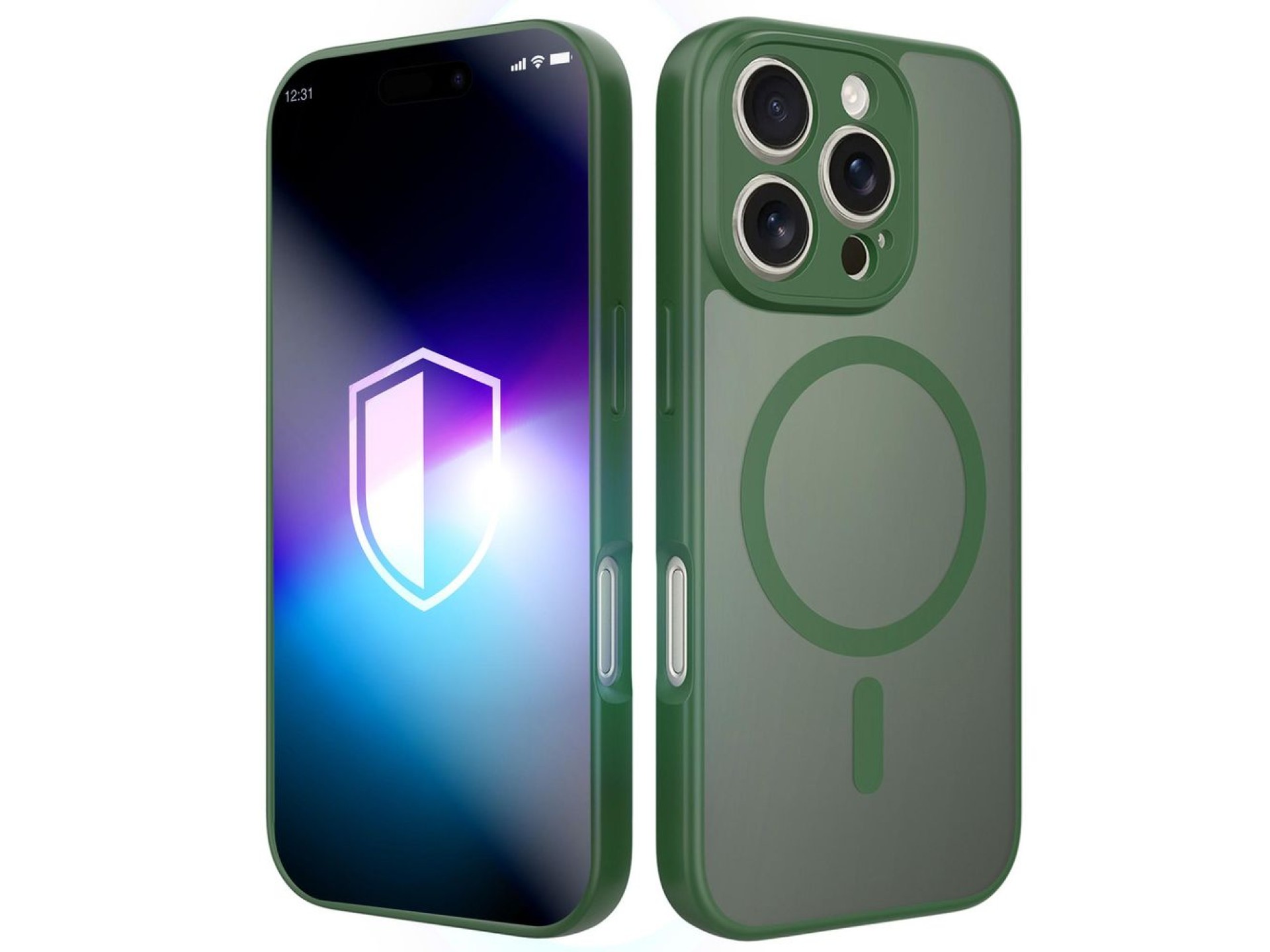 Capa 3mk Misty MagCase para iPhone 16 Pro Max - Verde