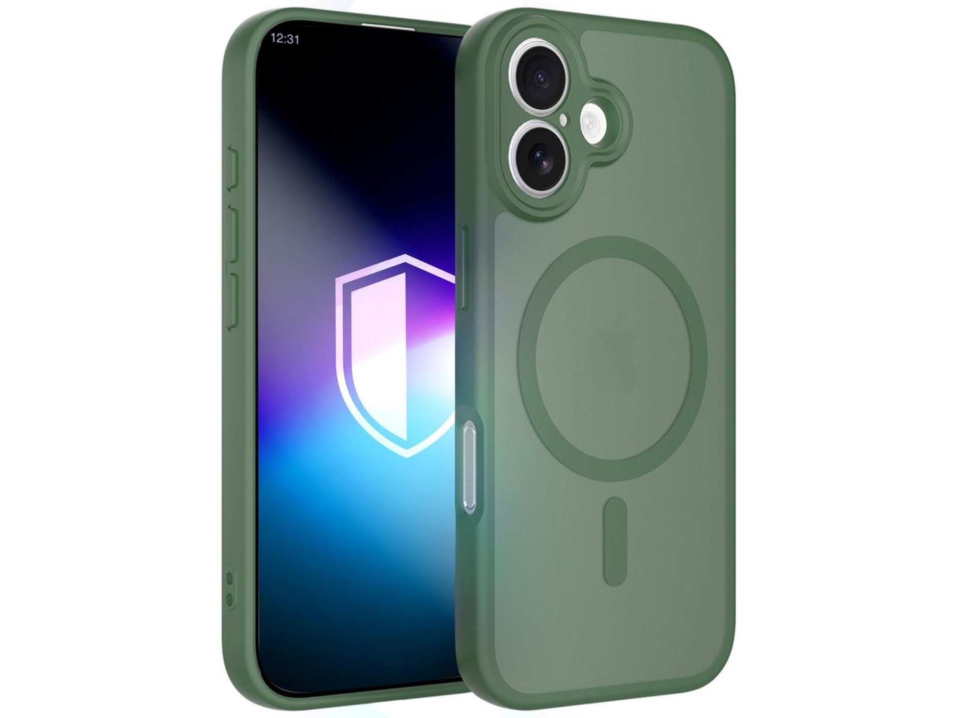 Funda 3mk Misty MagCase para iPhone 17 - verde