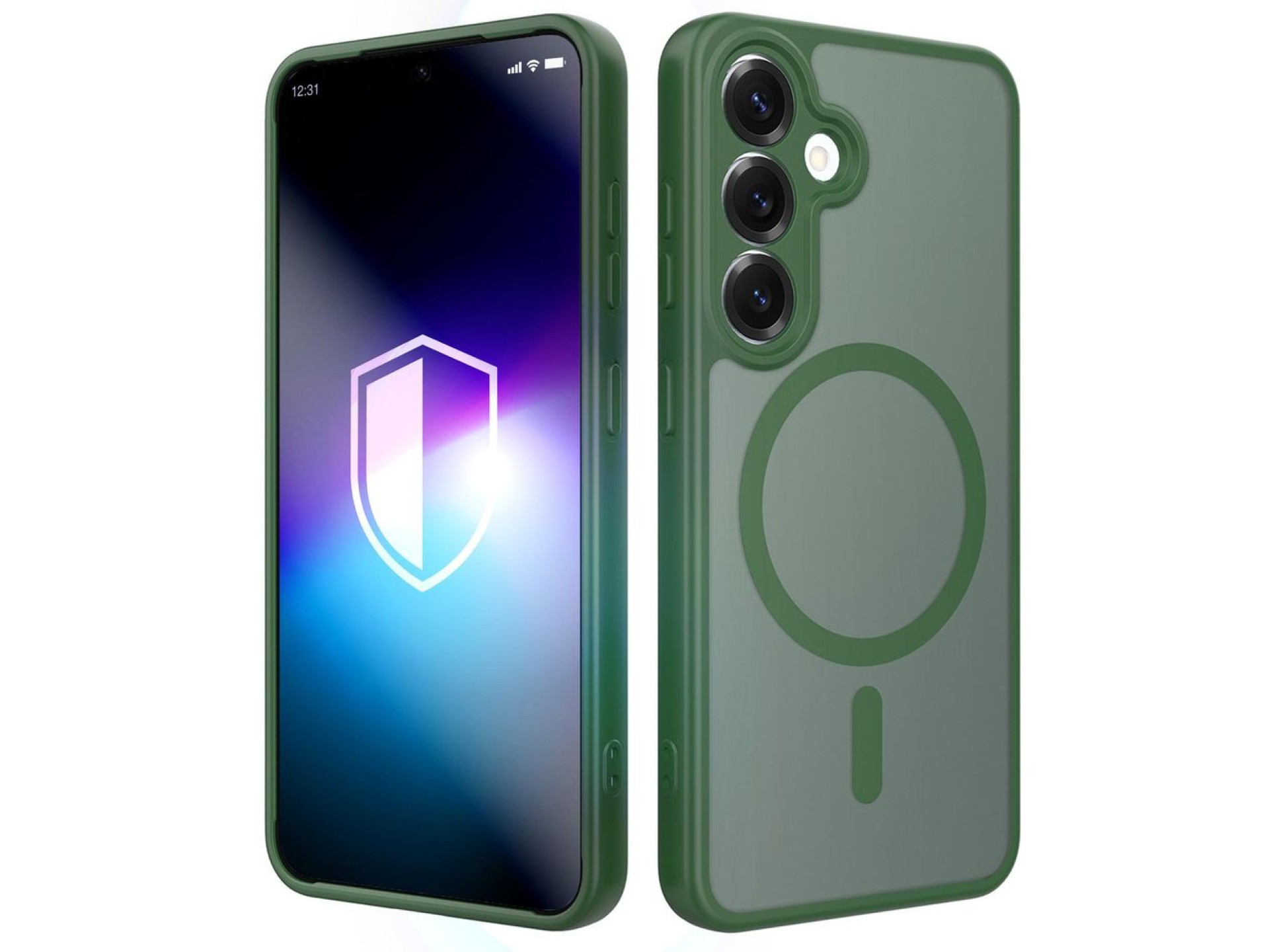 3mk Misty MagCase para Samsung Galaxy S25 - verde
