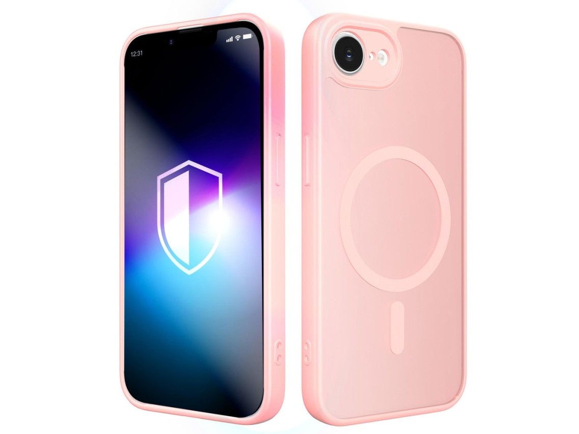 Capa 3mk Misty MagCase para iPhone 16E / 17E - rosa