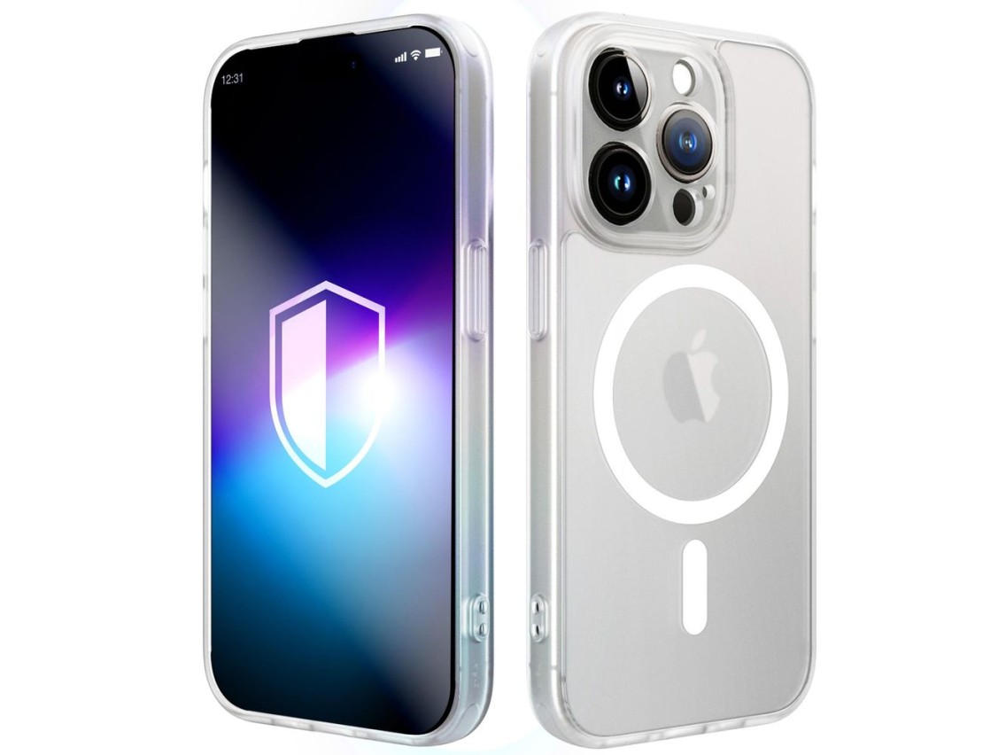 Funda 3mk Misty MagCase para iPhone 14 Pro - Blanca