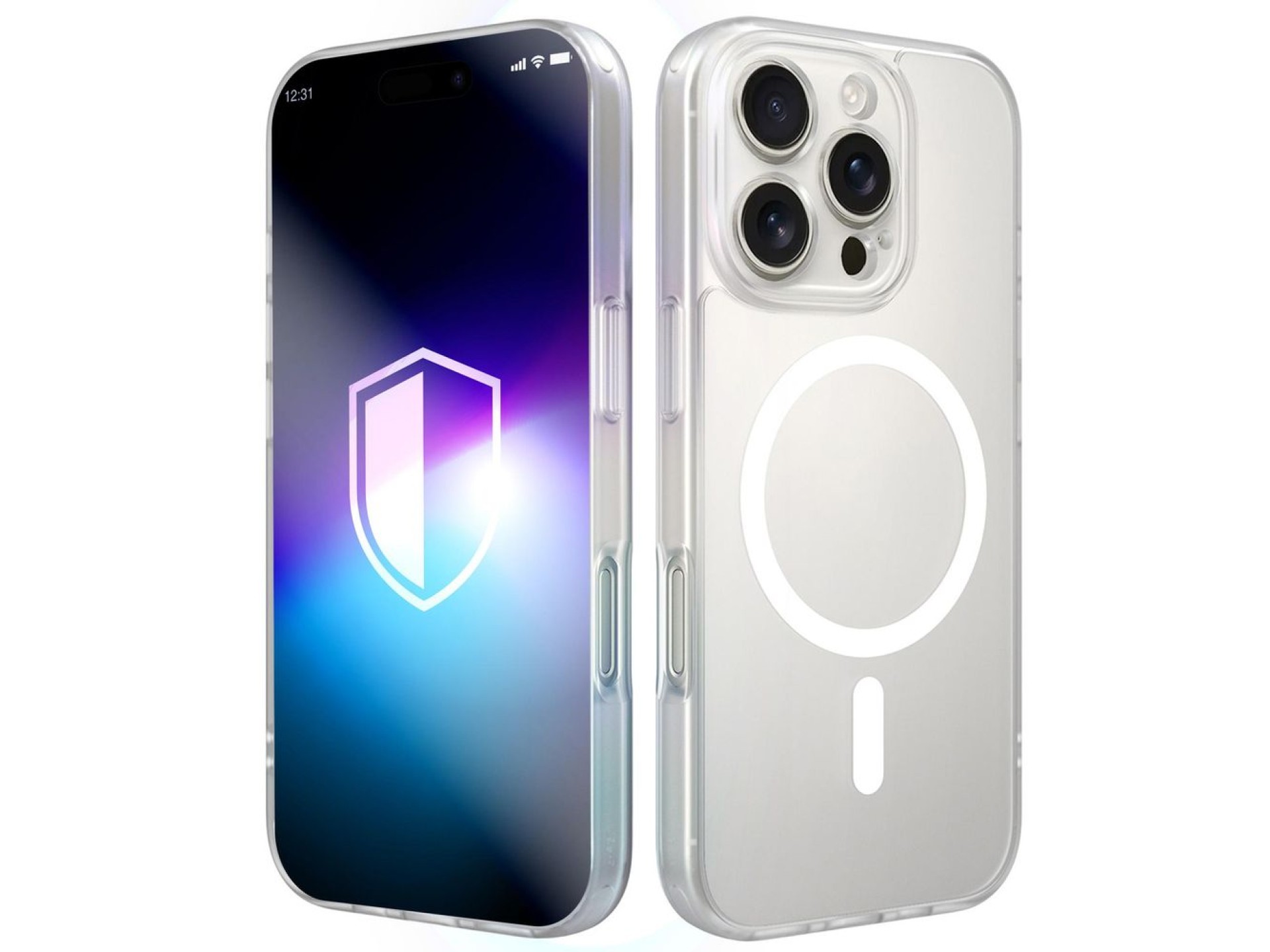 Capa 3mk Misty MagCase para iPhone 16 Pro Max - Branca