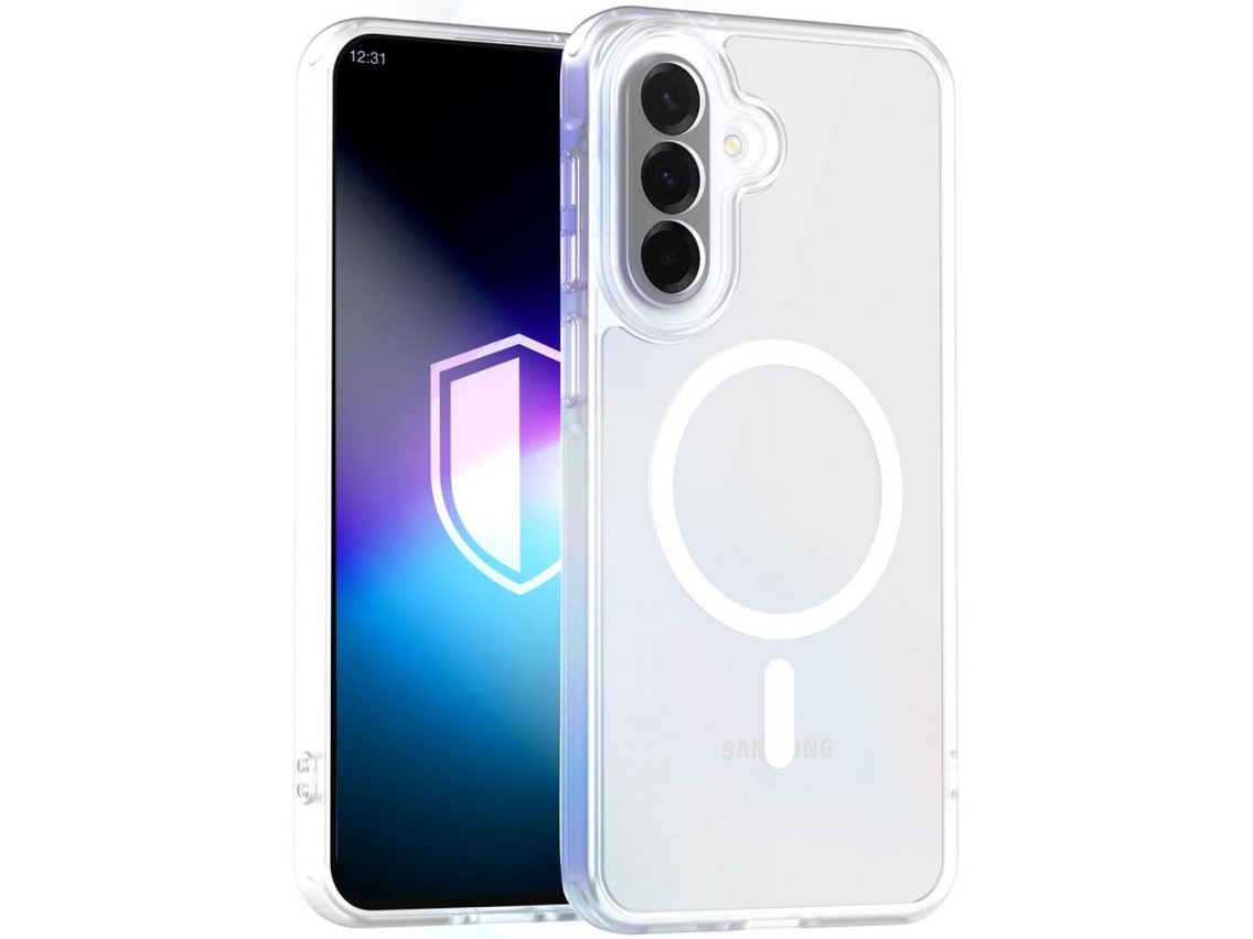 Funda 3mk Misty MagCase para Samsung Galaxy A57 - blanca