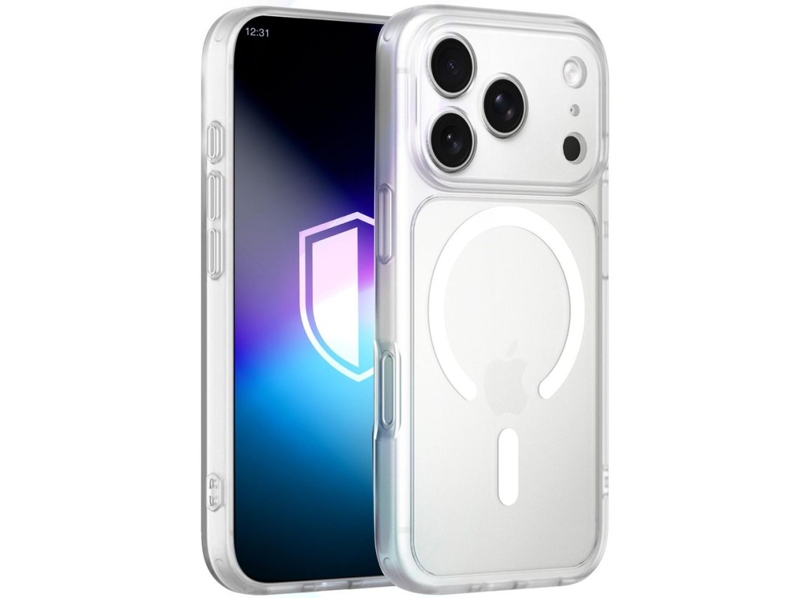 Capa 3mk Misty MagCase para iPhone 17 Pro Max - Branca