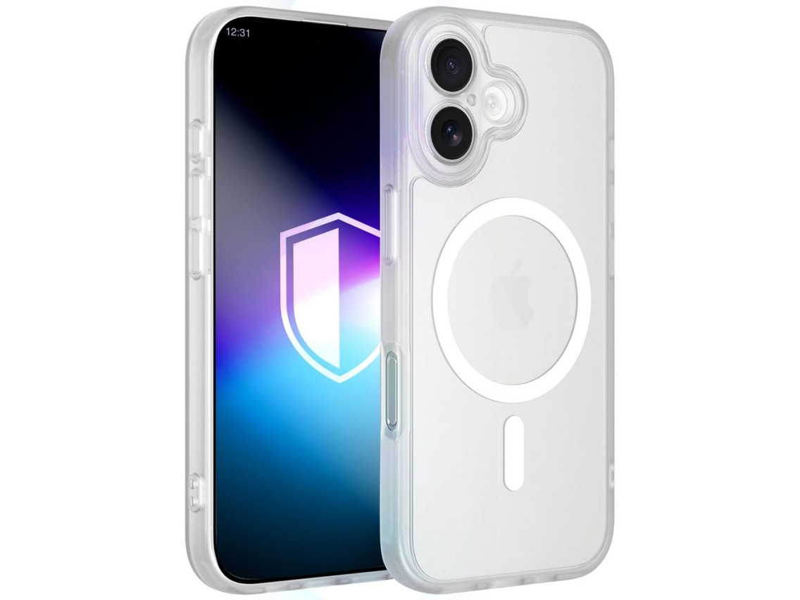Funda 3mk Misty MagCase para iPhone 17 - blanca