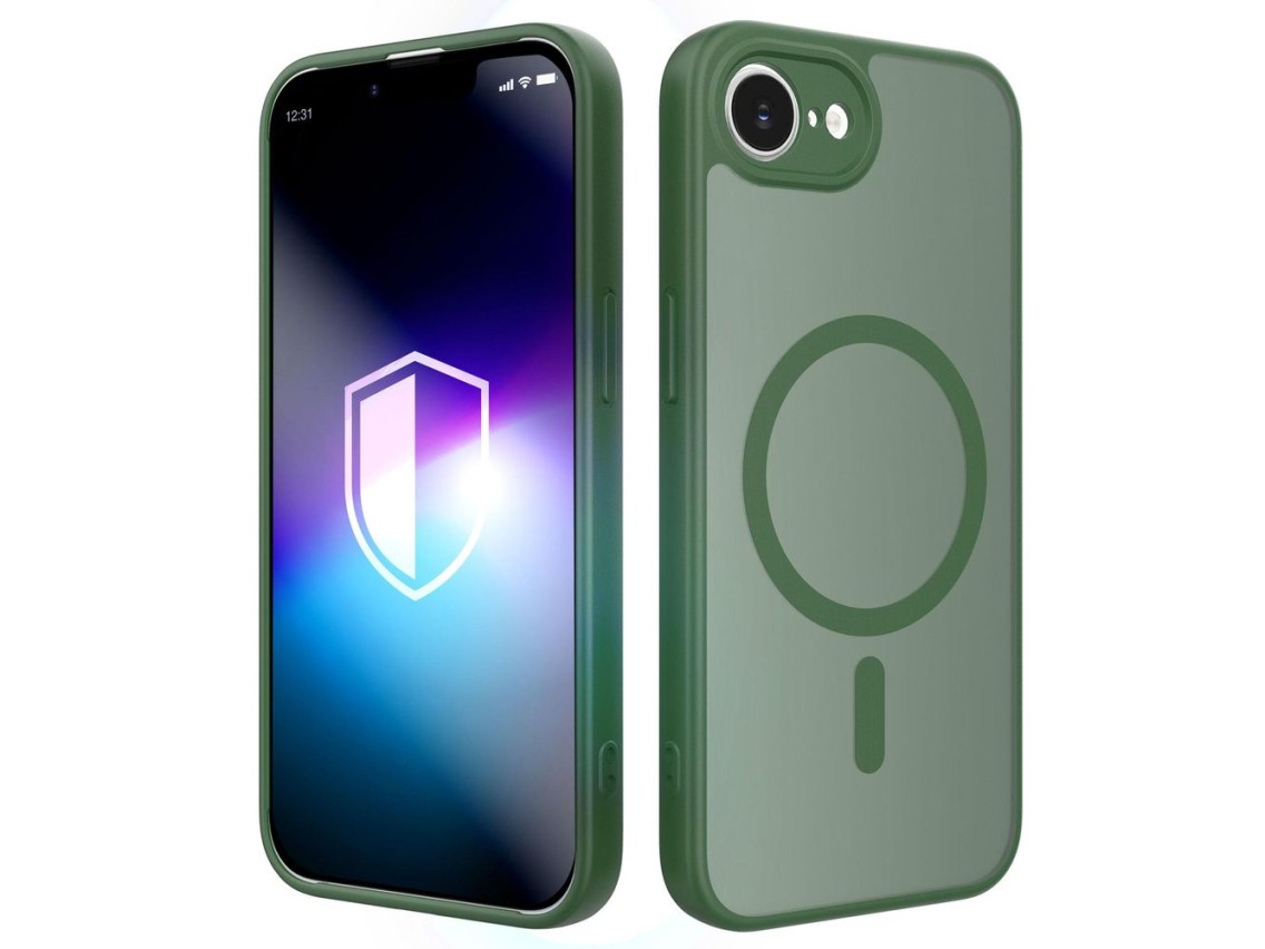 3mk Misty MagCase for iPhone 16E / 17E - green