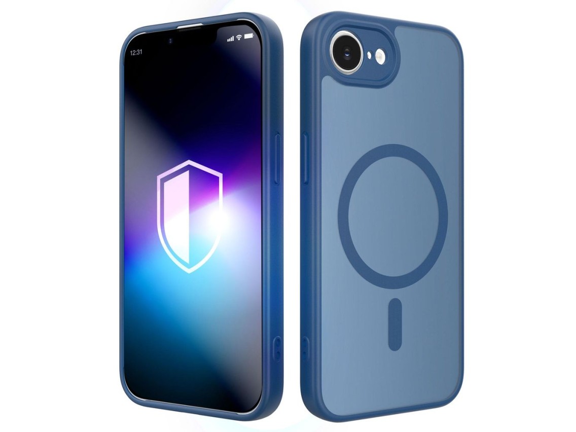 3mk Misty MagCase for iPhone 16E / 17E - blue