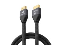 Wozinsky HDMI 2.1 Cable 8K 60 Hz 48 Gbps / 4K 120 Hz / 2K 144 Hz 2 m Silver (WHDMI-20)