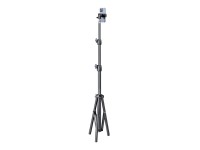 Tr�pode Wozinsky WRLD-00Y1S, tr�pode de acero al carbono resistente de 1,7 m, acabado mate - negro