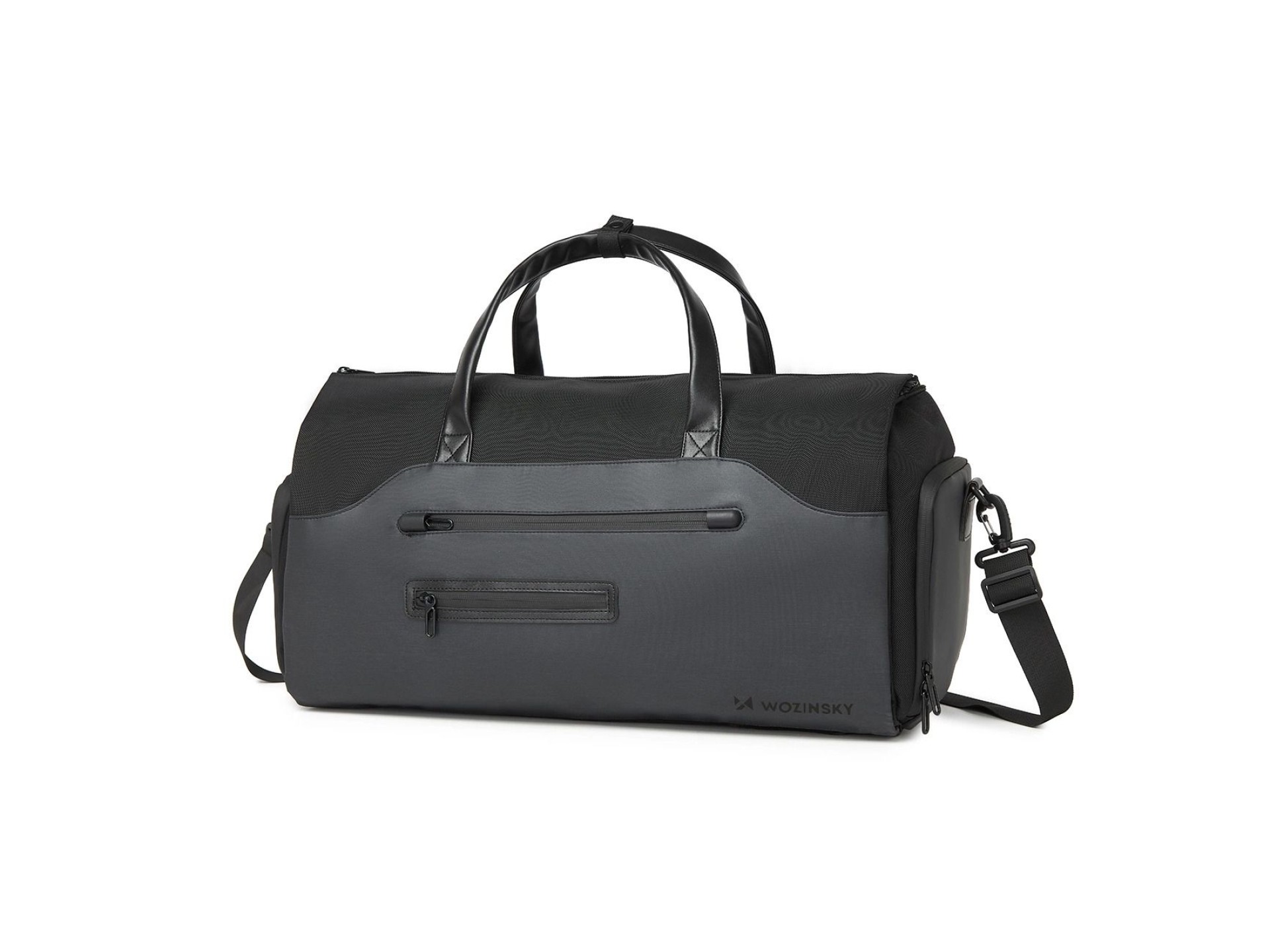 Bolsa de viaje premium para trajes Wozinsky con bolsillo impermeable (45 L) - Negra