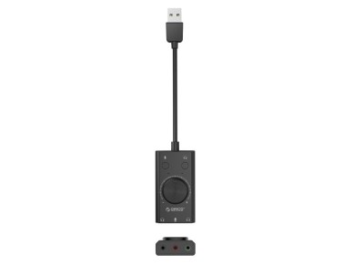Tarjeta de sonido externa multifunci�n Orico SC2 con USB-A - Negra