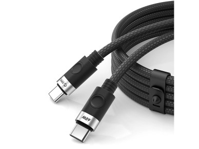 Orico CDX 60W 3A Power Delivery USB-C - Cable USB-C de 1 m - Negro