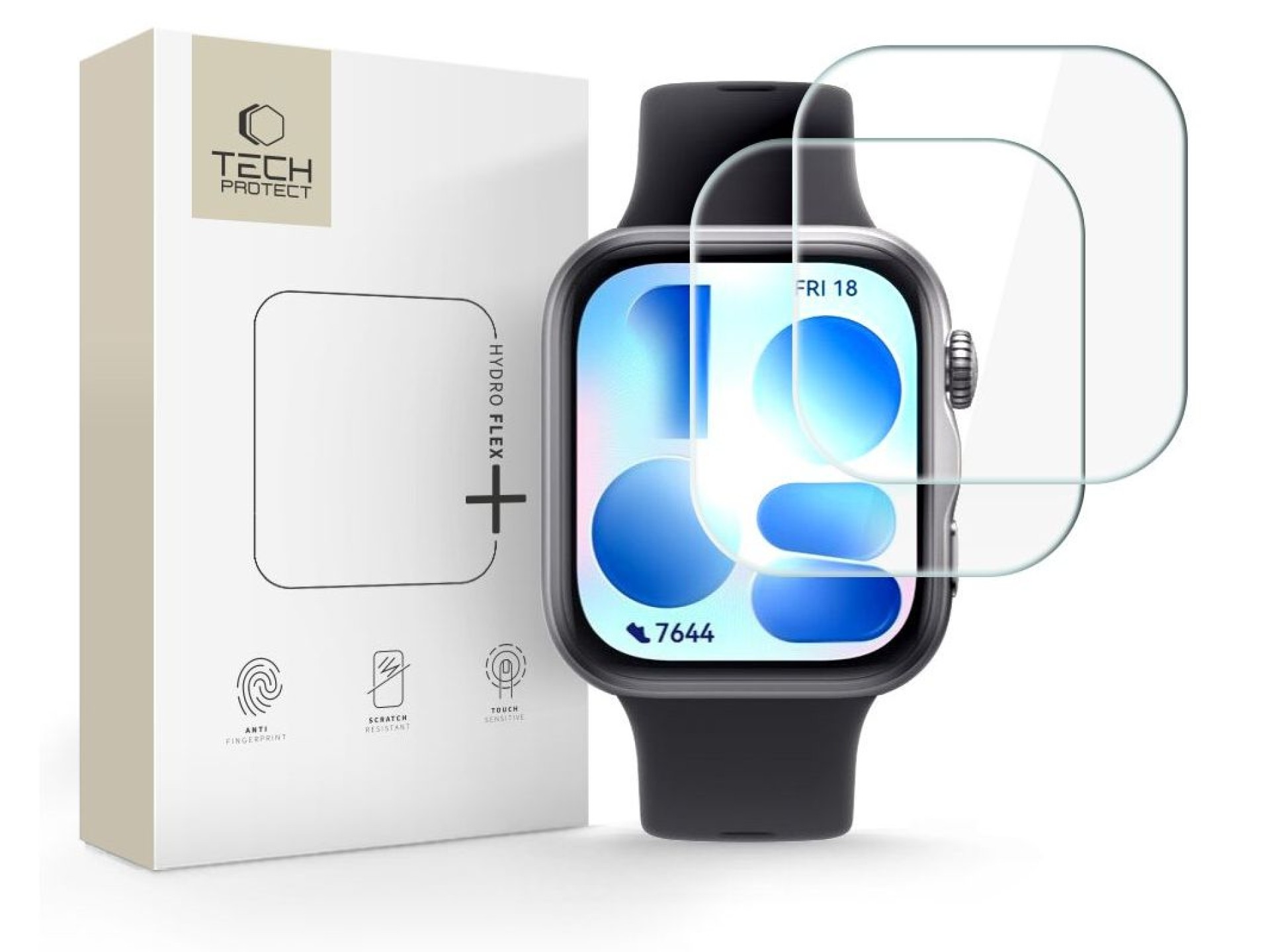 Película de hidrogel Tech-Protect Hydro flex+ (pacote com 2) para Huawei Watch Fit 5