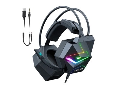 ONIKUMA X20 Gaming Headphones (Black)