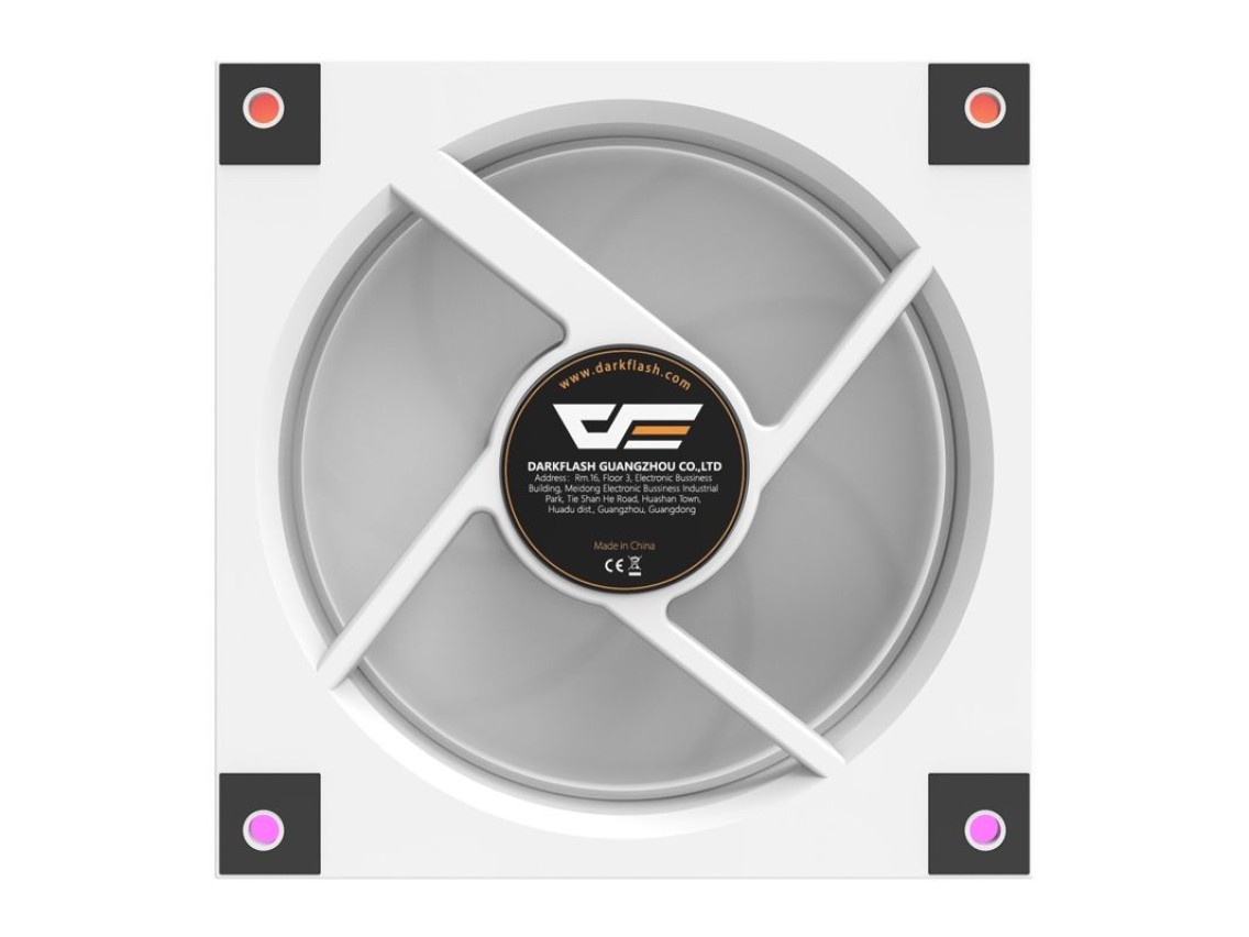 Ventoinha de resfriamento DarkFlash DM20 LINE (branca)