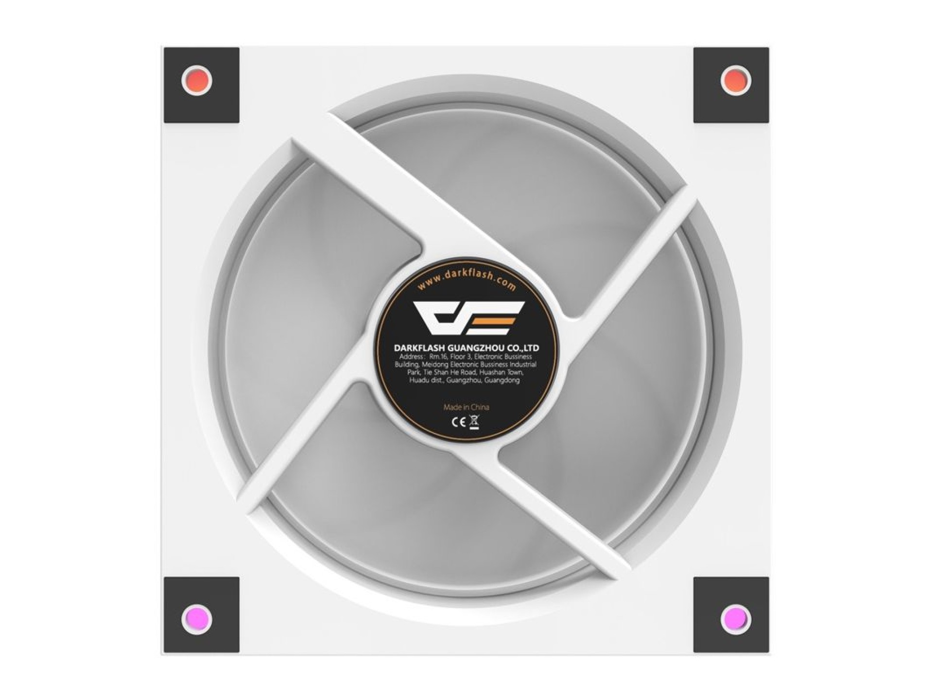 Ventoinha de resfriamento DarkFlash DM20 LINE (branca)
