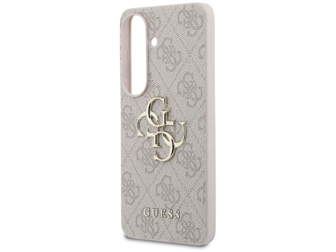 Guess 4G Big Metal Logo Case for Samsung Galaxy S26 Plus - Pink