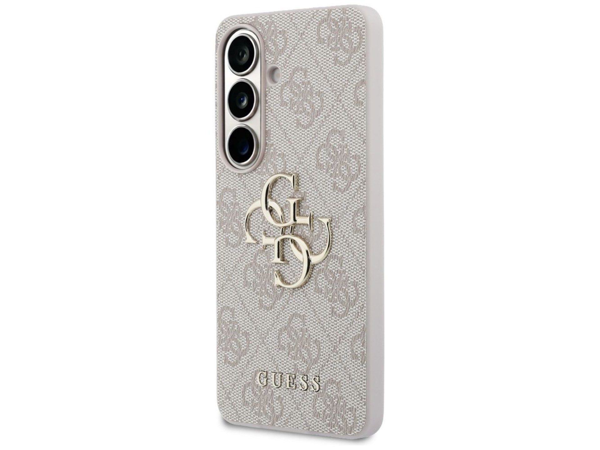 Guess 4G Big Metal Logo Case for Samsung Galaxy S26 Plus - Pink