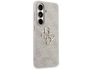 Capa Guess 4G com logo grande em metal para Samsung Galaxy S26 Plus - Rosa Capa Guess 4G com logo grande em metal para Samsung Galaxy S26 Plus - Rosa