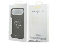 Capa Guess Granulada com Logo Clássico 4G para iPhone 17 Air - preta Capa Guess Granulada com Logo Clássico 4G para iPhone 17 Air - preta