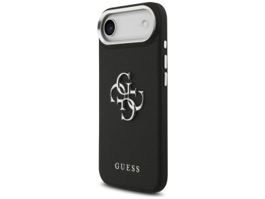 Guess Grained Big 4G Classic Logo case for iPhone 17 Air - black Guess Grained Big 4G Classic Logo case for iPhone 17 Air - black