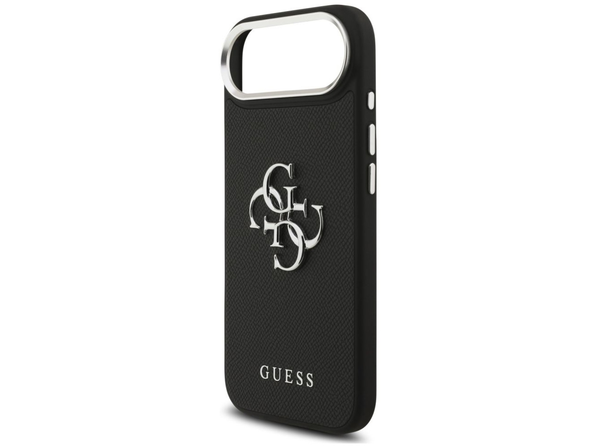 Capa Guess Granulada com Logo Clássico 4G para iPhone 17 Air - preta