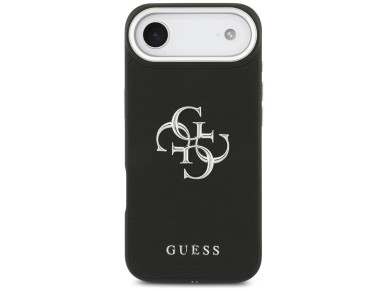 Guess Grained Big 4G Classic Logo case for iPhone 17 Air - black Guess Grained Big 4G Classic Logo case for iPhone 17 Air - black