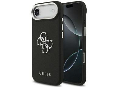 Guess Grained Big 4G Classic Logo case for iPhone 17 Air - black Guess Grained Big 4G Classic Logo case for iPhone 17 Air - black