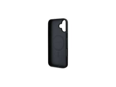 Guess 4G Ring Classic Logo MagSafe case for iPhone 16 - black
