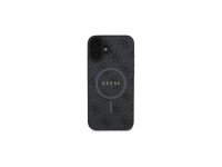 Capa Guess 4G Ring Classic Logo MagSafe para iPhone 16 - preta