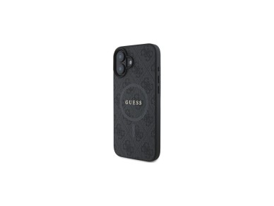 Guess 4G Ring Classic Logo MagSafe case for iPhone 16 - black