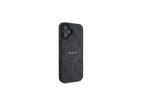 Capa Guess 4G Ring Classic Logo MagSafe para iPhone 16 - preta
