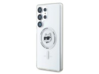 Funda Karl Lagerfeld Button Choupette Head con logo impreso MagSafe para Samsung Galaxy S25 Ultra bl
