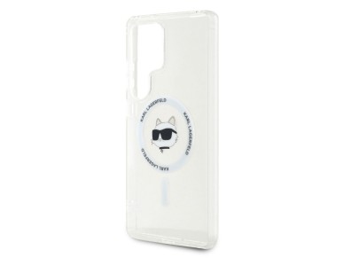 Case Karl Lagerfeld Button Choupette Head Printed Logo MagSafe Samsung Galaxy S25 Ultra white Case Karl Lagerfeld Button Choupette Head Printed Logo MagSafe Samsung Galaxy S25 Ultra white