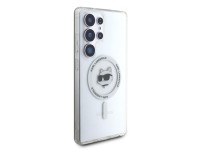 Funda Karl Lagerfeld Button Choupette Head con logo impreso MagSafe para Samsung Galaxy S25 Ultra bl