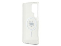 Funda Karl Lagerfeld Button Choupette Head con logo impreso MagSafe para Samsung Galaxy S25 Ultra bl