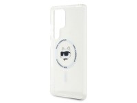 Funda Karl Lagerfeld Button Choupette Head con logo impreso MagSafe para Samsung Galaxy S25 Ultra bl