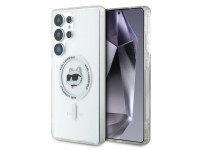 Capa Karl Lagerfeld com bot�o e logotipo da cabe�a de Choupette impressos, MagSafe, para Samsung Gal