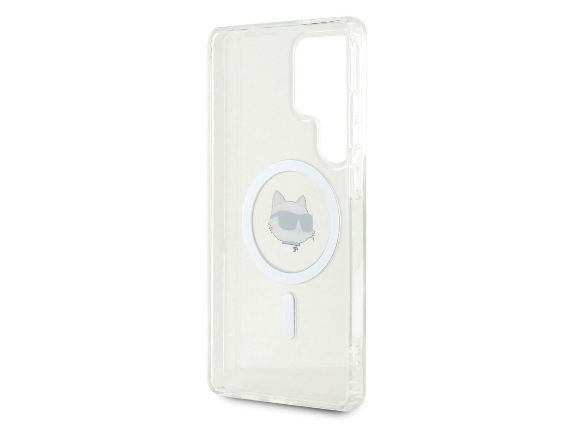 Funda Karl Lagerfeld Button Choupette Head con logo impreso MagSafe para Samsung Galaxy S25 Ultra bl