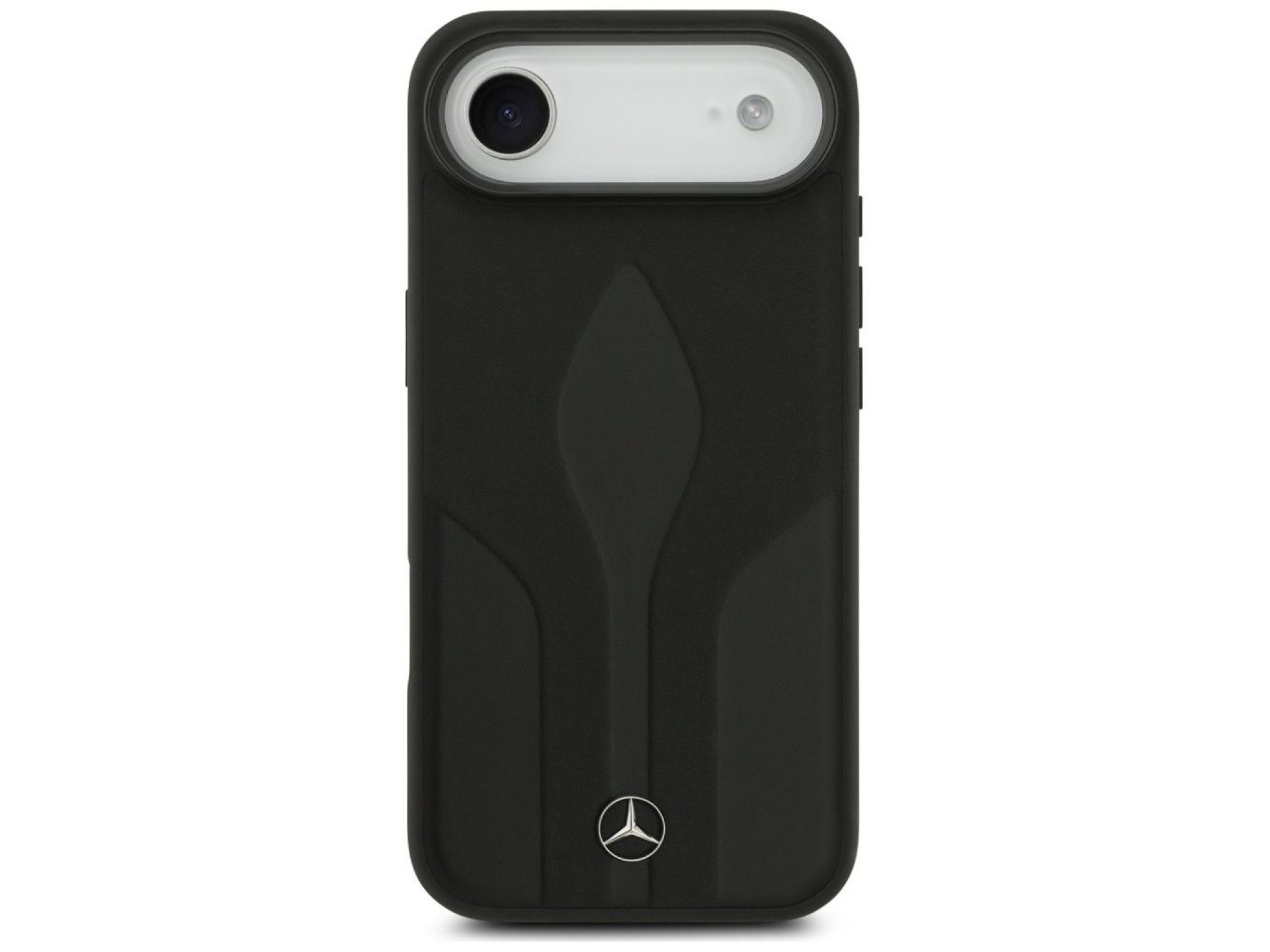 Capa Mercedes Leather The Move MagSafe para iPhone 17 Air - preta