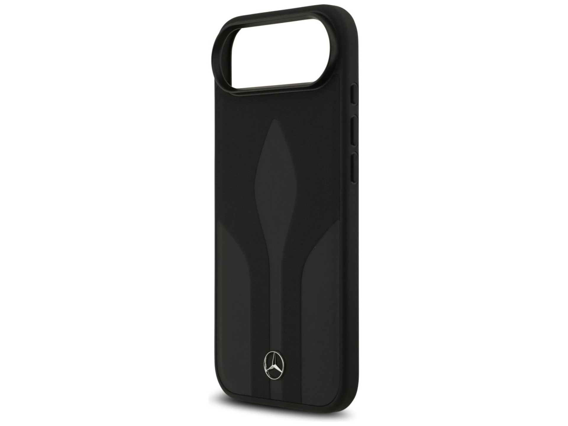 Capa Mercedes Leather The Move MagSafe para iPhone 17 Air - preta