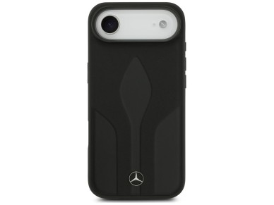 Capa Mercedes Leather The Move MagSafe para iPhone 17 Air - preta Capa Mercedes Leather The Move MagSafe para iPhone 17 Air - preta