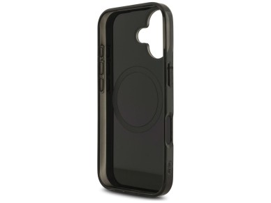 Funda AMG de doble capa transparente con diseño de rombos y MagSafe para iPhone 17 - Negro y rojo Funda AMG de doble capa transparente con diseño de rombos y MagSafe para iPhone 17 - Negro y rojo