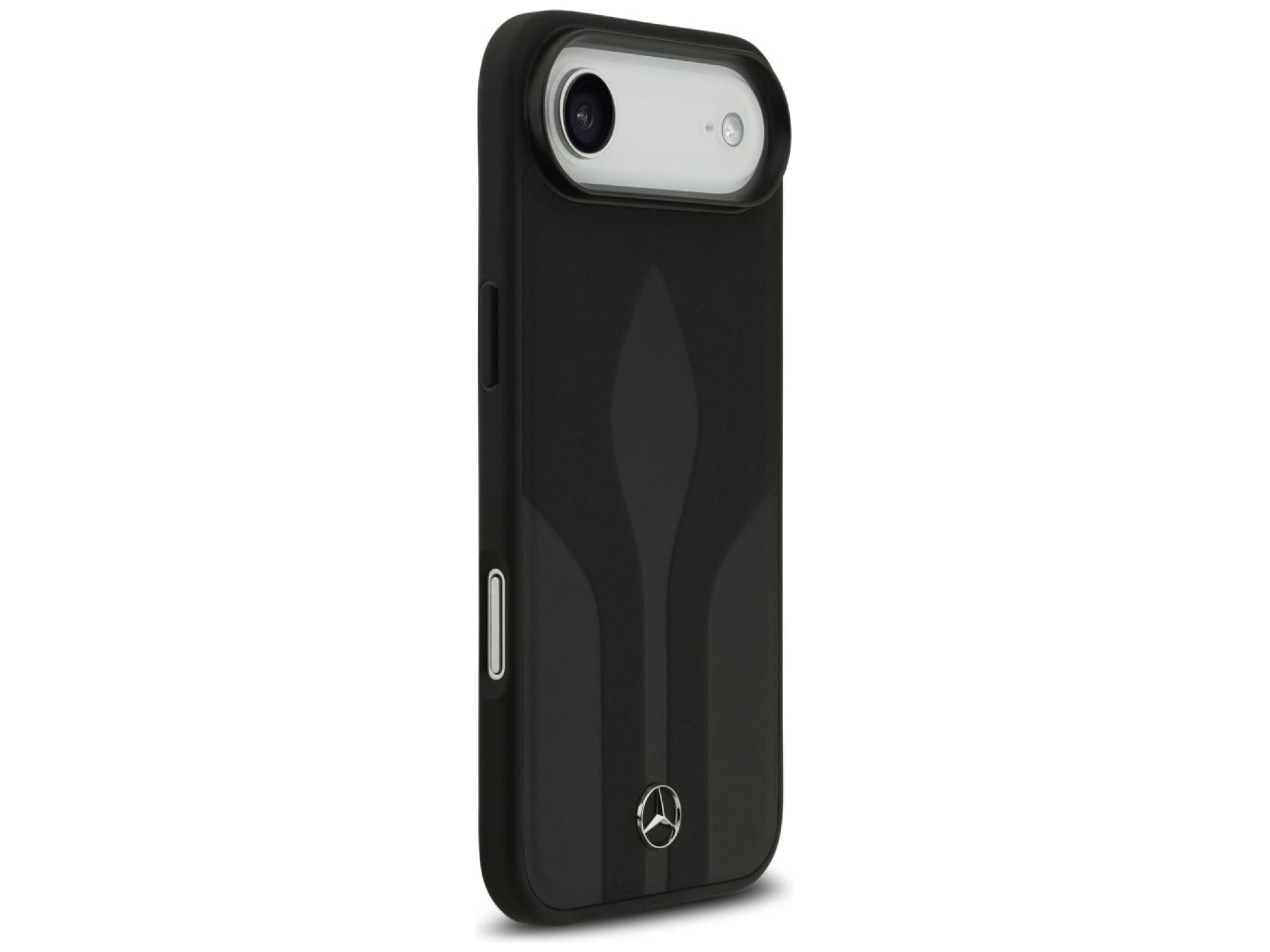 Capa Mercedes Leather The Move MagSafe para iPhone 17 Air - preta